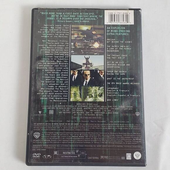 The Matrix Reloaded (DVD, Widescreen Edition) - Picture 4 of 4